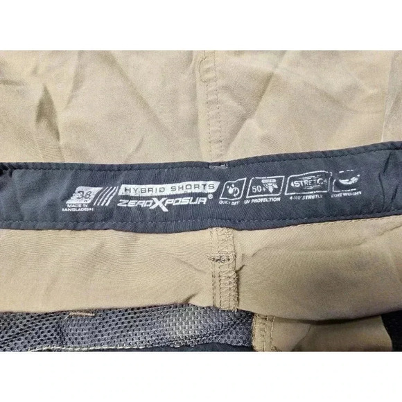 Zero X Pusur Mens Khaki Shorts 38 - Picture 5 of 6
